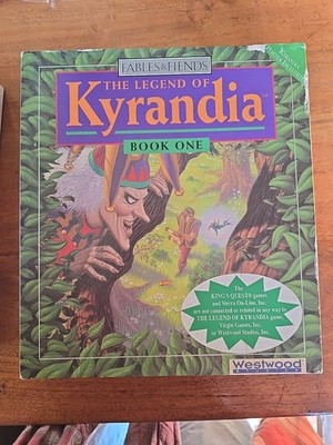 Legend Of Kyrandia Book One (Commodore Amiga, 1992) CIB w/ Poster + Hintbook