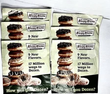Fast Food Coupons  Krispy Kreme Donuts  6 Full Sheets Expires 1-18-2026