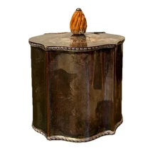 Vintage Silverpated Silverplate Tea Caddy Cigar Safe by Israel Freeman & Son