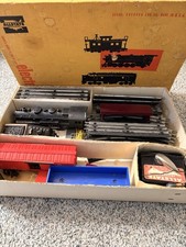 Vintage All State Marx Electric Train 9619 Locomotion Cattle Coal Car Tracks+