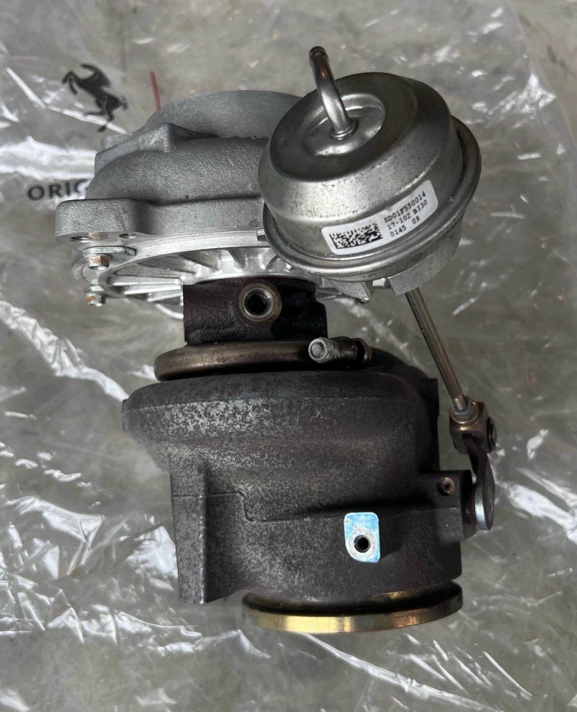 16-19 Ferrari 488 GTB Spider Driver Side Turbo Turbocharger T
