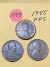 1945 PDS Lincoln Wheat Cent #1443
