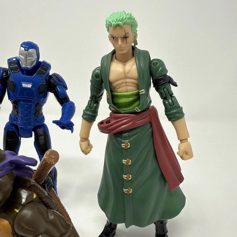 Lote de figuras de acción mixtas DC TMNT anime Superman Iron Man Foto 4 de 4