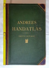ANDREES HANDATLAS 1893 Historischer Weltatlas im Großformat
