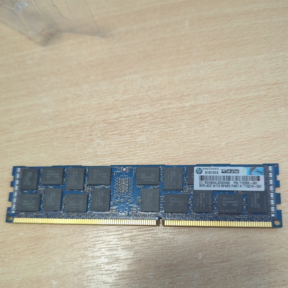 HP 16GB (1x16GB) Dual Rank x4 PC3-14900R. Part number: 712383-081 - Image 3 of 4