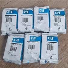 HP 63 Tri-Color Ink Cartridge F6U62AN Genuine New Sealed Bag Lot Of 7