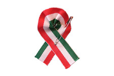 Magyar Kok�rda - Hungarian Rosette with Safety Pin