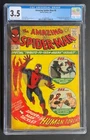 Amazing Spider-Man #8 CGC 3.5 Marvel 1/64 1st app living brain
