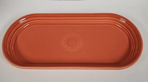 Fiestaware - BREAD PLATTER UTILITY TRAY - Persimmon - FIESTA 12" - Retired