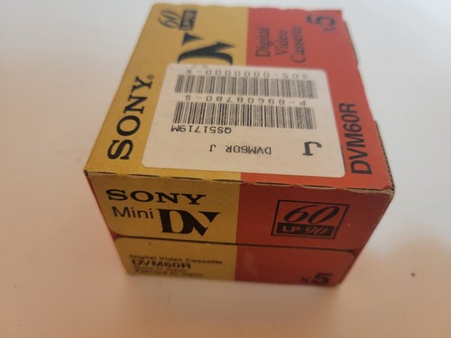 5 Pack Sony DVM60R Mini DV 60 Minute Video Cassette NEW Sealed Made in JAPAN - Picture 8 of 8
