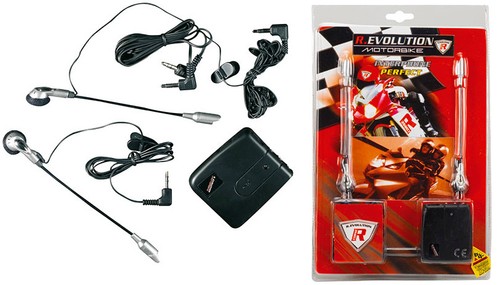 Interfono per Moto Con Auricolari e Microfono Ideale per chi Viaggia in  Coppia | eBay