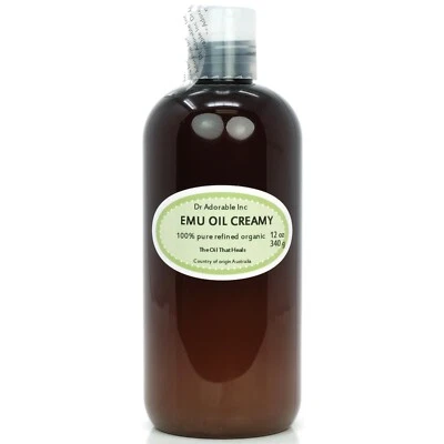 Emu Oil Creamy 100% Pure & Organic Fresh from Australia Moisturizing Skin Care
