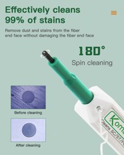 Fiber Cleaner 2.5mm Universal Fiber Optic Cleaning Pen for FC, SC, ST Connector
