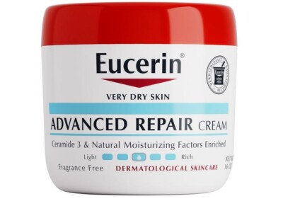 Eucerin Advanced Repair Cream Very Dry Skin Ceramide 3 Fragrance Free 16 oz