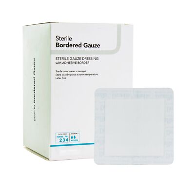 Sterile Border Gauze Dressing 2'' x 2'' BX of 50