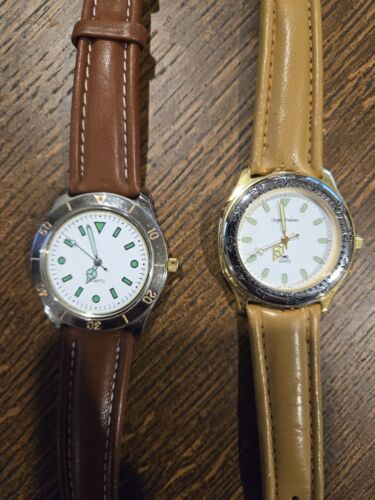 Vintage Lot Of  2 Sport style watches Sergio Valente Quartz Both Running   - Picture 1 of 10