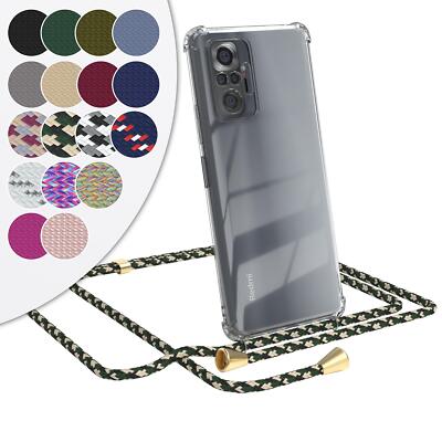 EAZY CASE für Xiaomi Redmi Note 10 Pro Hülle mit Band Handykette Silikon Hülle