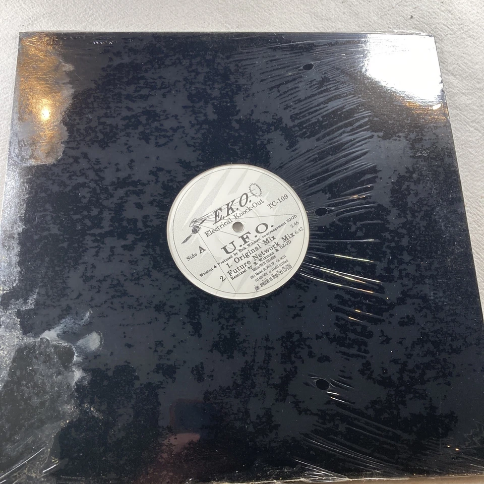 Electrical Knock Out EKO Warpath UFO Mega-Tech Records TC-109 Maxi Single Vinyl - Image 3 of 4