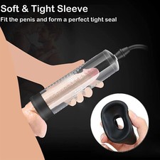 Vacuum Penis Pump for Male Enhancement Enlargement Penis Enlarger Potency Aid US