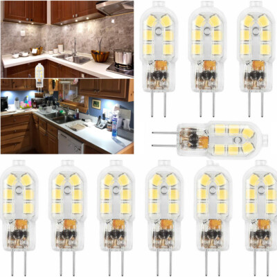 10X G4 LED Bulb AC/DC12V Spotlight Chandelier Lighting Replace Halogen Lamps US