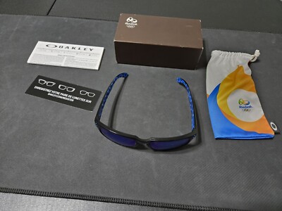 Oakley Rio Olympics Holbrook Polished Black Ink / Sapphire Iridium SKU OO9102-A8