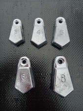 LEAD FISHING SINKER/WEIGHTS 10LBS FLAT BANK SINKERS, pick your size