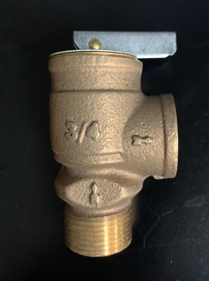 Pressure Relief Valve Apollo 17-402-01 3/4M x 3/4F 75 PSI 505k BTU/HR