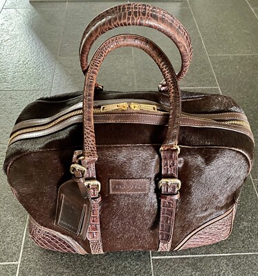 Dsquared2 F/W 2005 Weekender Tasche Shopper Bag Duffle Fur Bowling Reisetasche
