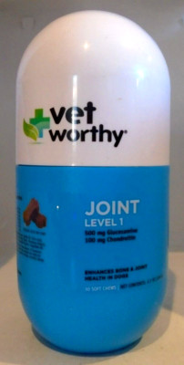 Vet Worthy Joint Support LEVEL 1 Early Care Tablets Adult Dogs - 30 Total