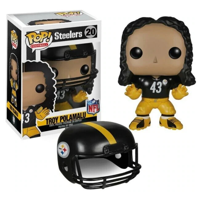 Funko Pop! Nfl: Troy Polamalu Steelers (Black Jersey) #20 849803045517
