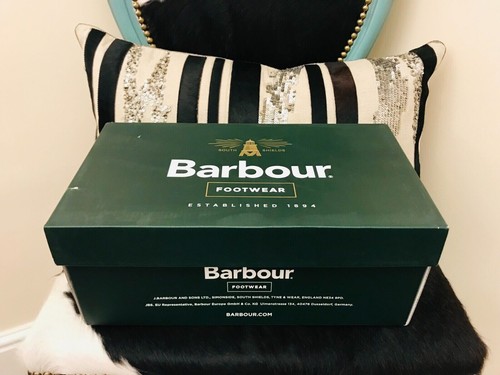 NEU HERREN BARBOUR KLASSISCHE SCHOTTENKARO HAUSSCHUHE GRÖßE UK 8 - Bild 7 von 12