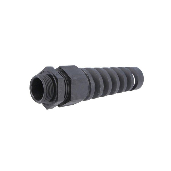 HT-K M25 RAL9005 Kabelverschraubung Mit Knickschutz M25 IP68 Mat: Polyamid Heluk-image