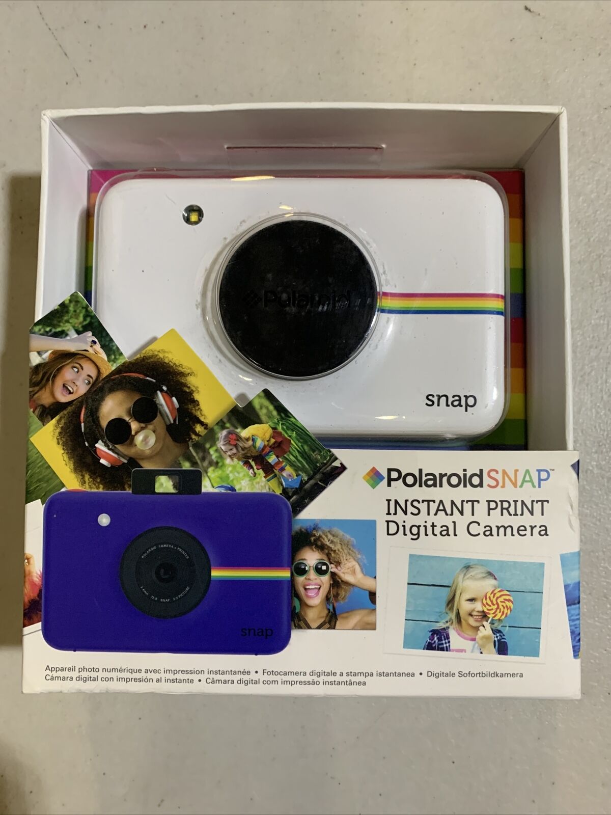 Polaroid Snap 10.0MP Digital Camera - White for sale online