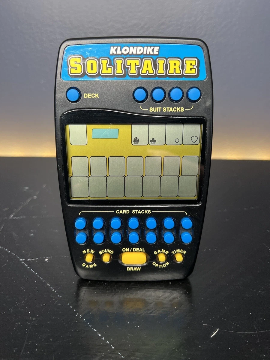 Radica solitaire game with big screen deals