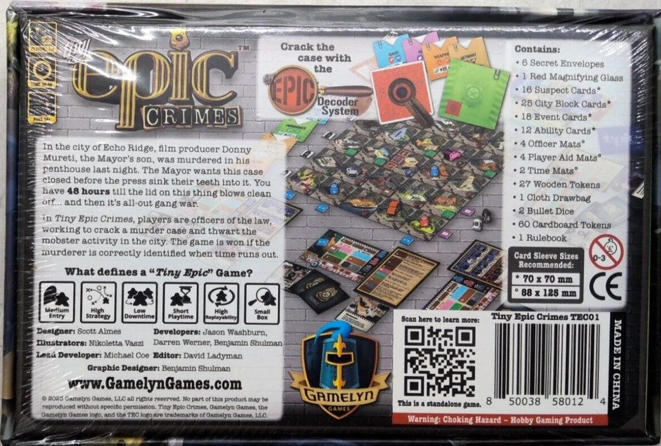 TINY EPIC CRIMES CARD GAME BRAND NEW - Image 2 of 2