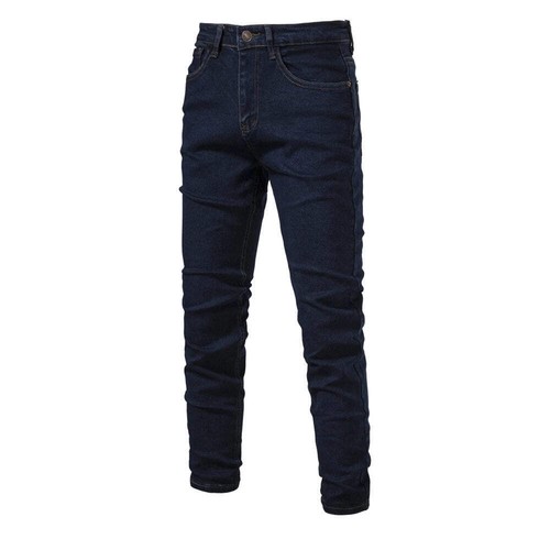 Men's Slim Fit Straight Denim Jeans Pants - Picture 7 of 58