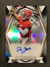D.J. UIAGALELEI 2022 Bowman University Chrome INVICTA  Insert Auto 29/99 Clemson