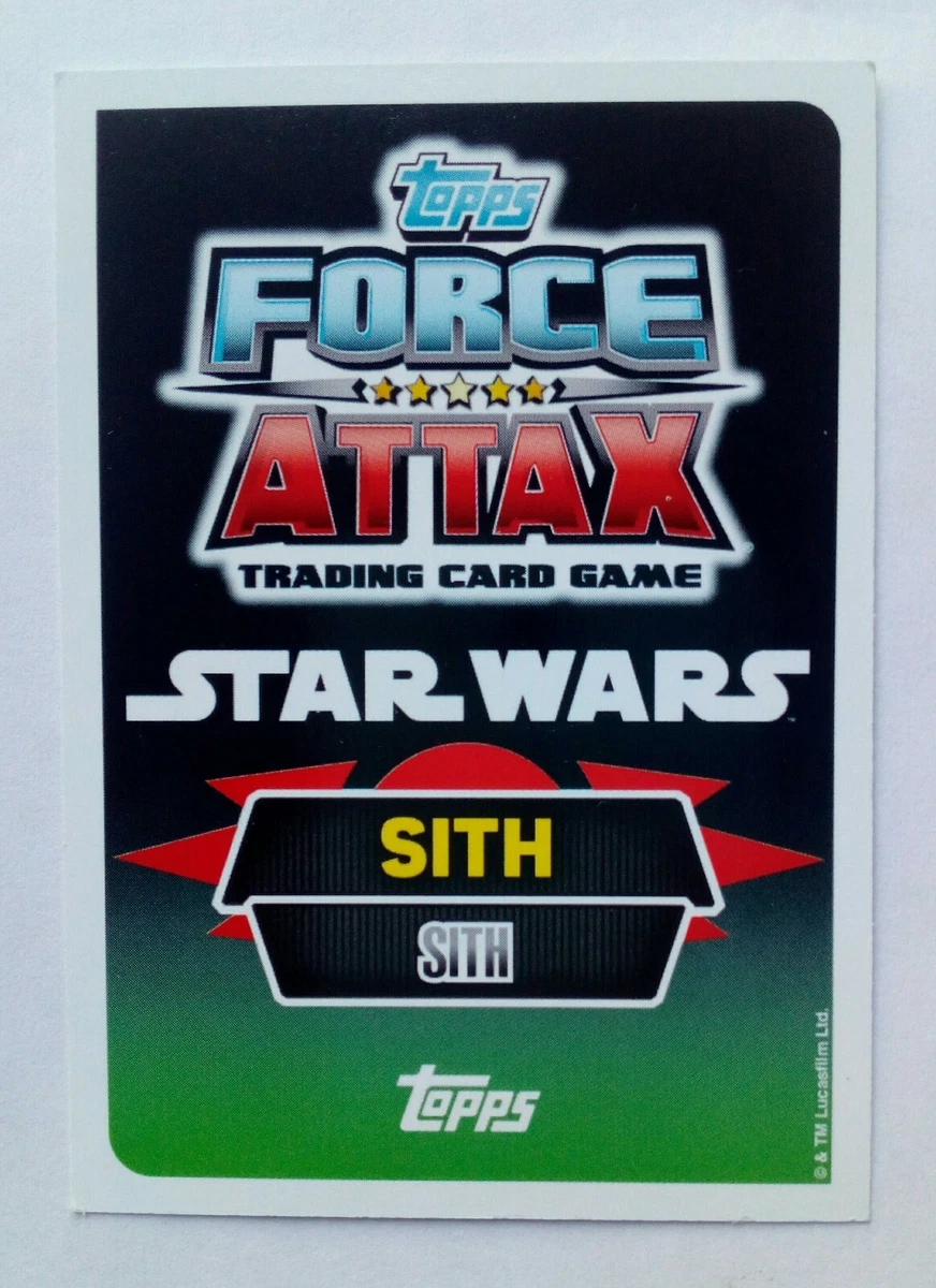 STAR WARS . Topps FORCE ATTAX Trading card Game.Darth Maul eBay