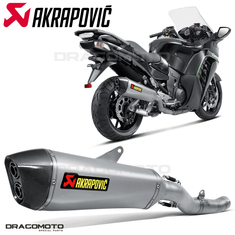 KAWASAKI GTR 1400 2008-2017 Exhaust AKRAPOVIC Titanium S KAWASAKI GTR 1400 2008-2017 Exhaust AKRAPOVIC Titanium S