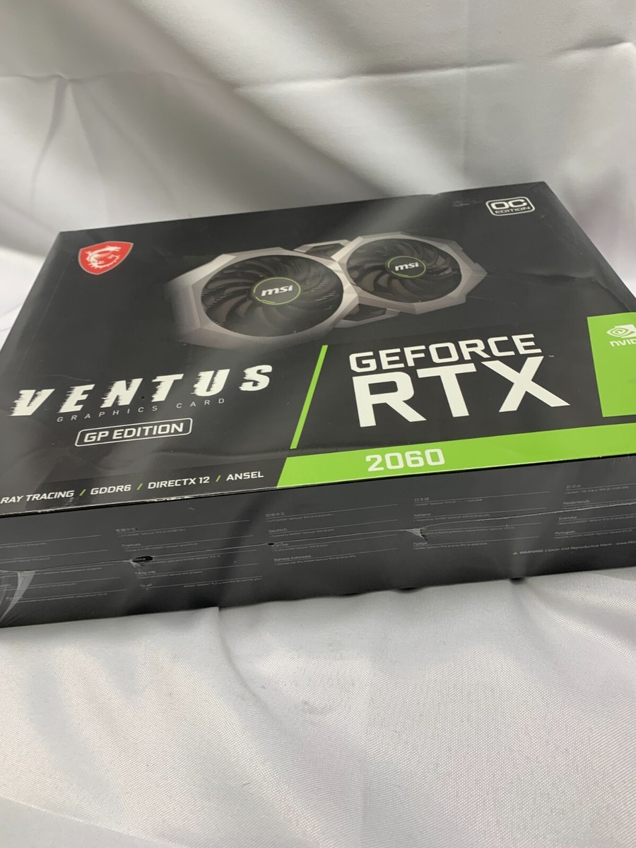 Msi Gaming -GEFORCE RTX 2060 GP OC *New-Sealed | eBay