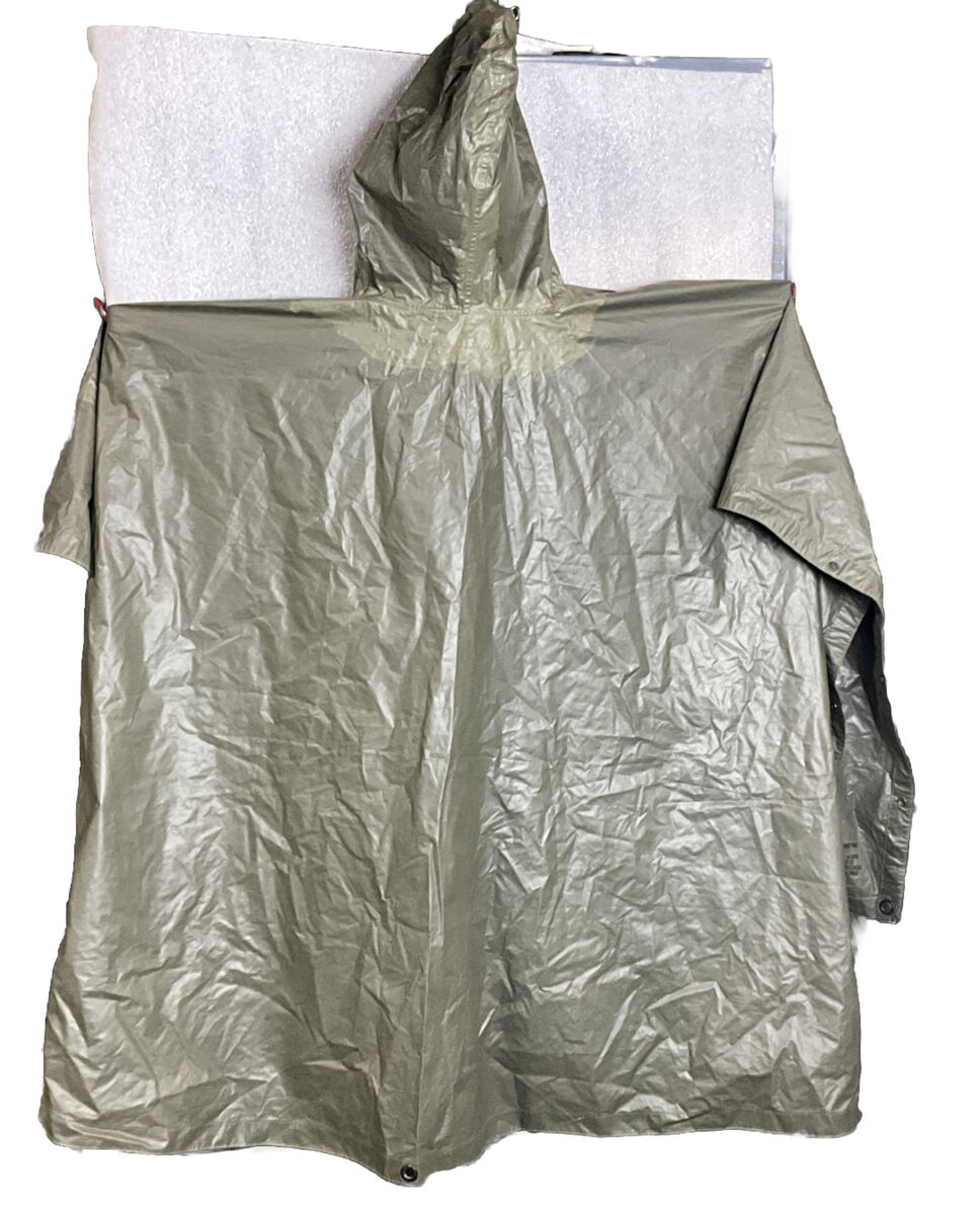 Vintage Pre-Vietnam US Army Multipurpose PONCHO COATED NYLON Vintage Pre-Vietnam US Army Multipurpose PONCHO COATED NYLON