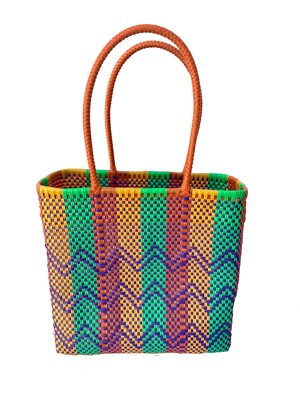 Oaxaca Mexico Mexican Plastic Woven Bags Wholesale Medium Sturdy