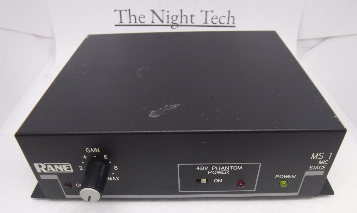 Rane MS 1 Microphone Preamp Mic Preamplifier – No Cords | eBay