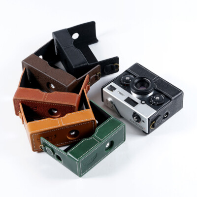 Fit For Rollei 35AF Genuine Leather Camera Half Cases Bag Protect Cover Handmade