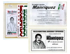 Mexico - Political Posters from Mexico 1998/99 Manriquez-Original