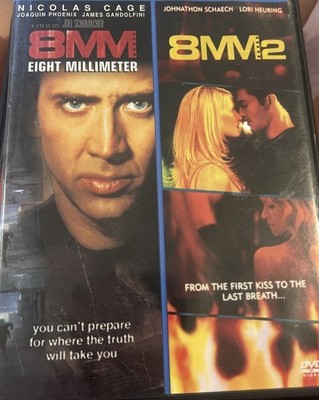 8MM Eight Millimeter (1999) / 8MM 2 8MM2 (2005) (DVD 2008) Nicolas Cage