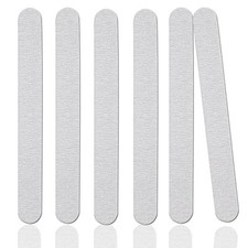 50pcs Wooden Nail Files Double Sided Emery Board 180/240 Grit for Natural Nail