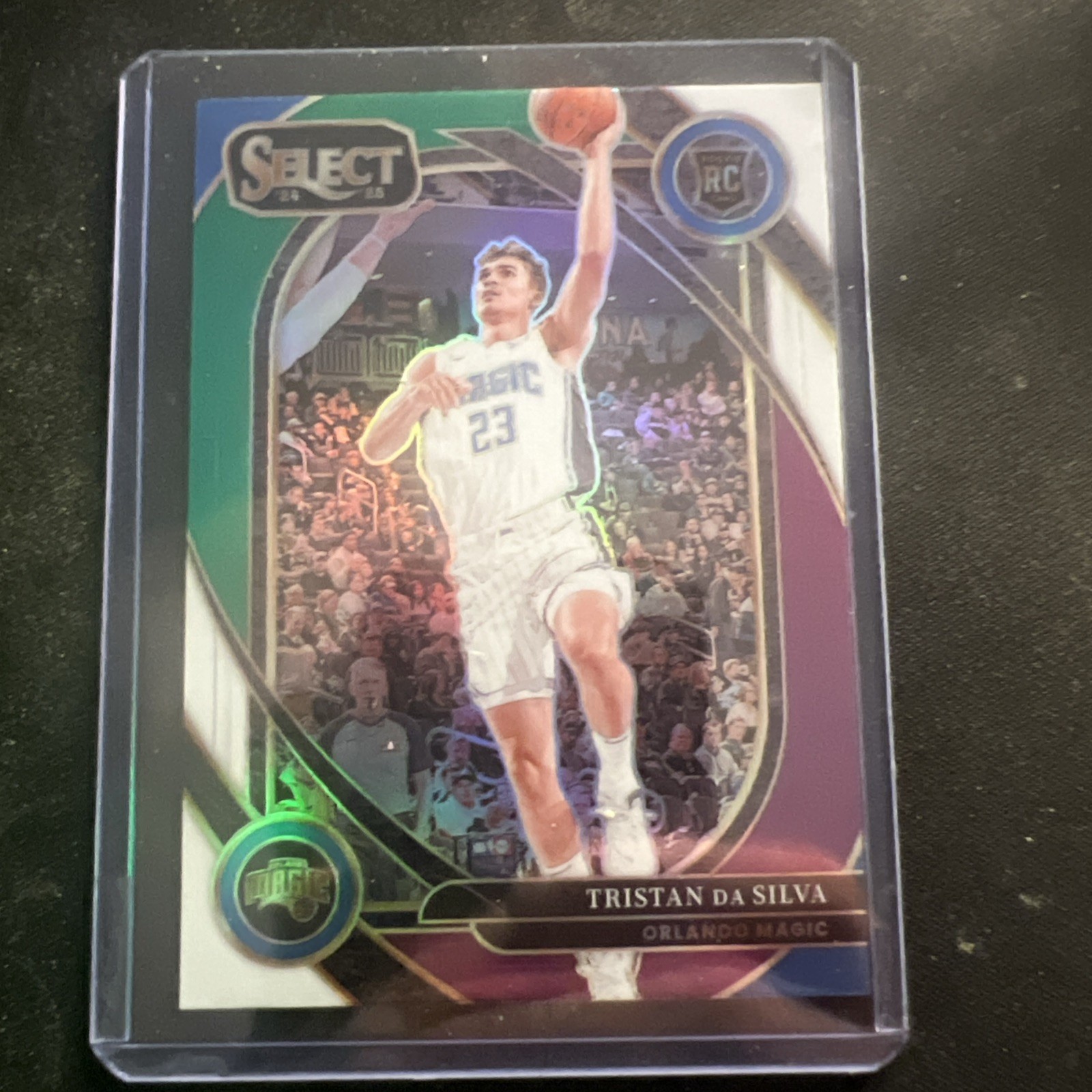 2024-25 Panini Select - Courtside Tristan da Silva #272 Green White Purple Prizm