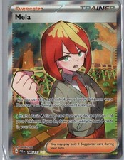mela pokemon card - 254/182 Full Art Ultra Rare Trainer With a capacity of 64 sleeves Pokemon Card Sleeves Mela