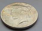 1923-P Peace Silver Dollar, 90% Silver, Early Rainbow Toning Obverse